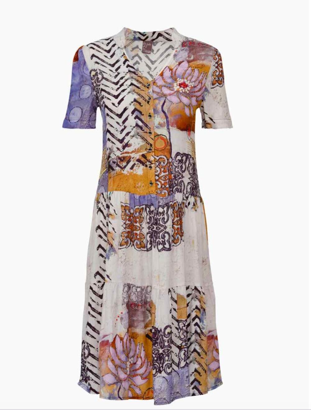 Simply Art by Dolcezza Good Enough Art Dress Painterly Boho Gallery Core XXL